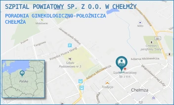 PORADNIA GINEKOLOGICZNO-POŁOŻNICZA - SZPITAL POWIATOWY SP. Z O.O. W CHEŁMŻY - SZEWSKA 23,  CHEŁMŻA