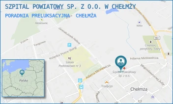 PORADNIA PRELUKSACYJNA - SZPITAL POWIATOWY SP. Z O.O. W CHEŁMŻY - SZEWSKA 23,  CHEŁMŻA