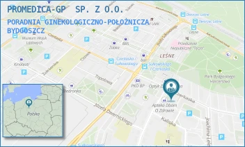 PORADNIA GINEKOLOGICZNO-POŁOŻNICZA - PROMEDICA-GP  SP. Z O.O. - CZERKASKA 22,  BYDGOSZCZ