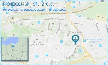 PORADNIA PSYCHOLOGICZNA - PROMEDICA-GP  SP. Z O.O. - EWY SZELBURG-ZAREMBINY 23,  BYDGOSZCZ