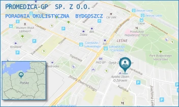 PORADNIA OKULISTYCZNA - PROMEDICA-GP  SP. Z O.O. - CZERKASKA 22,  BYDGOSZCZ