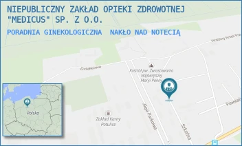 PORADNIA GINEKOLOGICZNA - NIEPUBLICZNY ZAKŁAD OPIEKI ZDROWOTNEJ "MEDICUS" SP. Z O.O. - SZKOLNA 4,  NAKŁO NAD NOTECIĄ