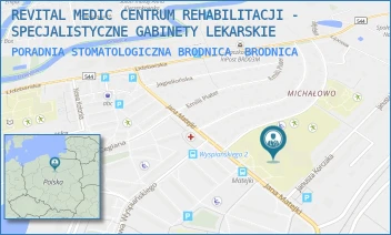PORADNIA STOMATOLOGICZNA BRODNICA - REVITAL MEDIC CENTRUM REHABILITACJI - SPECJALISTYCZNE GABINETY LEKARSKIE - MATEJKI 5,  BRODNICA