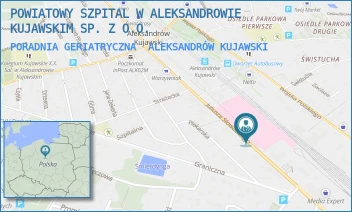 PORADNIA GERIATRYCZNA - POWIATOWY SZPITAL W ALEKSANDROWIE KUJAWSKIM SP. Z O.O. - SŁOWACKIEGO 18.,  ALEKSANDRÓW KUJAWSKI