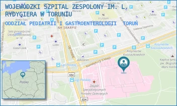 ODDZIAŁ PEDIATRII I GASTROENTEROLOGII - WOJEWÓDZKI SZPITAL ZESPOLONY IM. L. RYDYGIERA W TORUNIU - KONSTYTUCJI 3 MAJA 42/-,  TORUŃ