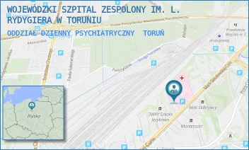 ODDZIAŁ DZIENNY PSYCHIATRYCZNY - WOJEWÓDZKI SZPITAL ZESPOLONY IM. L. RYDYGIERA W TORUNIU - M. SKŁODOWSKIEJ - CURIE 27/29/(8),  TORUŃ