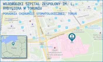 PORADNIA CHIRURGII STOMATOLOGICZNEJ - WOJEWÓDZKI SZPITAL ZESPOLONY IM. L. RYDYGIERA W TORUNIU - KONSTYTUCJI 3 MAJA 42/-,  TORUŃ