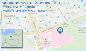 PORADNIA NEFROLOGICZNA - WOJEWÓDZKI SZPITAL ZESPOLONY IM. L. RYDYGIERA W TORUNIU - KONSTYTUCJI 3 MAJA 42/-,  TORUŃ
