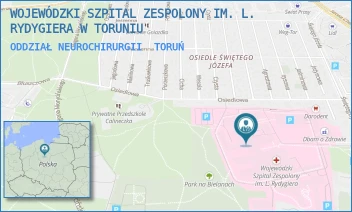 ODDZIAŁ NEUROCHIRURGII - WOJEWÓDZKI SZPITAL ZESPOLONY IM. L. RYDYGIERA W TORUNIU - ŚW. JÓZEFA 53-59,  TORUŃ