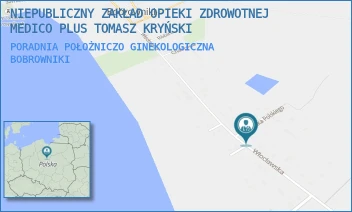 PORADNIA POŁOŻNICZO GINEKOLOGICZNA - NIEPUBLICZNY ZAKŁAD OPIEKI ZDROWOTNEJ MEDICO PLUS TOMASZ KRYŃSKI - WŁOCŁAWSKA 39,  BOBROWNIKI