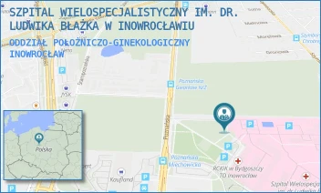 ODDZIAŁ POŁOŻNICZO-GINEKOLOGICZNY - SZPITAL WIELOSPECJALISTYCZNY IM. DR. LUDWIKA BŁAŻKA W INOWROCŁAWIU - POZNAŃSKA 97,  INOWROCŁAW