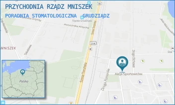 PORADNIA STOMATOLOGICZNA - PRZYCHODNIA RZĄDZ MNISZEK - SPORTOWCÓW 1-3,  GRUDZIĄDZ
