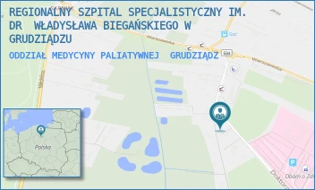 ODDZIAŁ MEDYCYNY PALIATYWNEJ - REGIONALNY SZPITAL SPECJALISTYCZNY IM. DR  WŁADYSŁAWA BIEGAŃSKIEGO W GRUDZIĄDZU - RYDYGIERA 15/17,  GRUDZIĄDZ