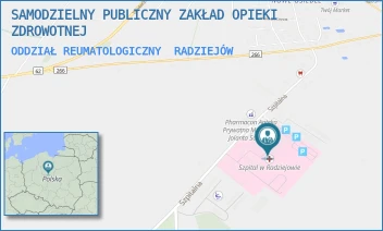 ODDZIAŁ REUMATOLOGICZNY - SAMODZIELNY PUBLICZNY ZAKŁAD OPIEKI ZDROWOTNEJ - SZPITALNA 3,  RADZIEJÓW
