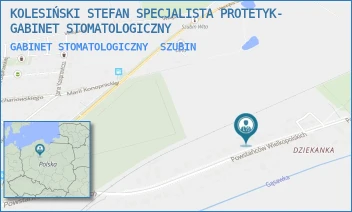 GABINET STOMATOLOGICZNY - KOLESIŃSKI STEFAN SPECJALISTA PROTETYK- GABINET STOMATOLOGICZNY - POWSTAŃCÓW WIELKOPOLSKICH 39,  SZUBIN