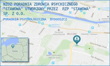 PORADNIA PSYCHOLOGICZNA - NZOZ PORADNIA ZDROWIA PSYCHICZNEGO "STAWOWA" UTWORZONY PRZEZ  PZP "STAWOWA" SP. Z O.O. - STAWOWA 1,  BYDGOSZCZ