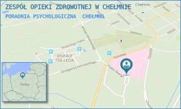 PORADNIA PSYCHOLOGICZNA - ZESPÓŁ OPIEKI ZDROWOTNEJ W CHEŁMNIE - PLAC RYDYGIERA 1,  CHEŁMNO
