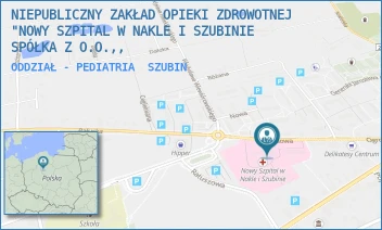 ODDZIAŁ - PEDIATRIA - NOWY SZPITAL W NAKLE I SZUBINIE SPÓŁKA Z O.O. - OGRODOWA 9,  SZUBIN