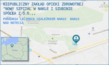 PORADNIA LECZENIA UZALEŻNIEŃ NAKŁO - NOWY SZPITAL W NAKLE I SZUBINIE SPÓŁKA Z O.O. - MICKIEWICZA 7,  NAKŁO NAD NOTECIĄ