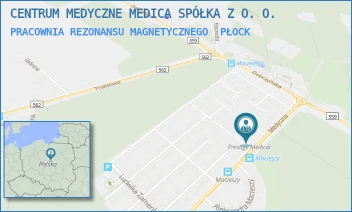 PRACOWNIA REZONANSU MAGNETYCZNEGO - CENTRUM MEDYCZNE MEDICA SPÓŁKA Z O. O. - MEDYCZNA 8,  PŁOCK