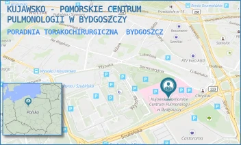 PORADNIA TORAKOCHIRURGICZNA - KUJAWSKO - POMORSKIE CENTRUM PULMONOLOGII W BYDGOSZCZY - SEMINARYJNA 1,  BYDGOSZCZ