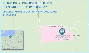 ODDZIAŁ REHABILITACJI NEUROLOGICZNEJ - KUJAWSKO - POMORSKIE CENTRUM PULMONOLOGII W BYDGOSZCZY - MEYSNERA 9,  BYDGOSZCZ