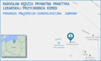 PORADNIA POŁOŻNICZO-GINEKOLOGICZNA - PRZYCHODNIA KEMED - SZKOLNA 16,  ZĄBROWO