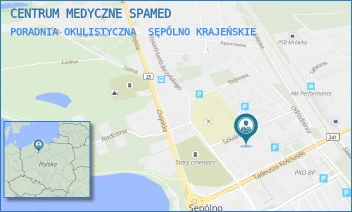 PORADNIA OKULISTYCZNA - CENTRUM MEDYCZNE SPAMED - SZKOLNA 4,  SĘPÓLNO KRAJEŃSKIE