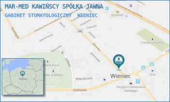GABINET STOMATOLOGICZNY - MAR-MED KAWIŃSCY SPÓŁKA JAWNA - KLONOWA 2A,  WIENIEC