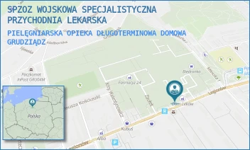 PIELĘGNIARSKA OPIEKA DŁUGOTERMINOWA DOMOWA - WOJSKOWA SPECJALISTYCZNA PRZYCHODNIA LEKARSKA SAMODZIELNY PUBLICZNY ZAKŁAD OPIEKI ZDROWOTNEJ W GRUDZIĄDZU - LEGIONÓW 57,  GRUDZIĄDZ