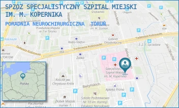 PORADNIA NEUROCHIRURGICZNA - SPZOZ SPECJALISTYCZNY SZPITAL MIEJSKI IM. M. KOPERNIKA - BATOREGO 17/19,  TORUŃ