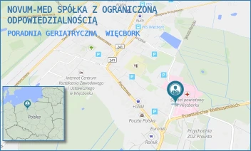 PORADNIA GERIATRYCZNA - NOVUM-MED SPÓŁKA Z OGRANICZONĄ ODPOWIEDZIALNOŚCIĄ - MICKIEWICZA 26,  WIĘCBORK