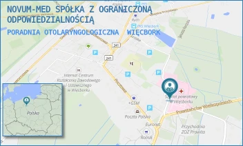 PORADNIA OTOLARYNGOLOGICZNA - NOVUM-MED SPÓŁKA Z OGRANICZONĄ ODPOWIEDZIALNOŚCIĄ - MICKIEWICZA 26,  WIĘCBORK