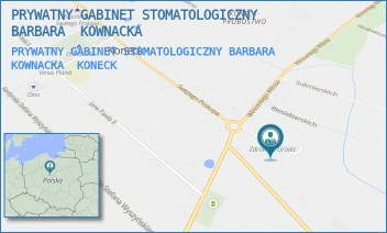 PRYWATNY GABINET STOMATOLOGICZNY BARBARA KOWNACKA - PRYWATNY GABINET STOMATOLOGICZNY  BARBARA  KOWNACKA - WIESŁAWA ADAMCZYKA 4/-,  KONECK