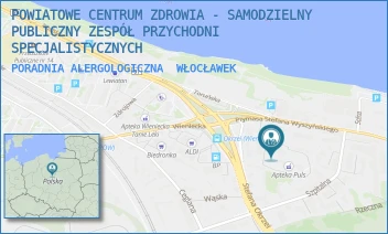 PORADNIA ALERGOLOGICZNA - POWIATOWE CENTRUM ZDROWIA - SAMODZIELNY PUBLICZNY ZESPÓŁ PRZYCHODNI SPECJALISTYCZNYCH - SZPITALNA 6C,  WŁOCŁAWEK