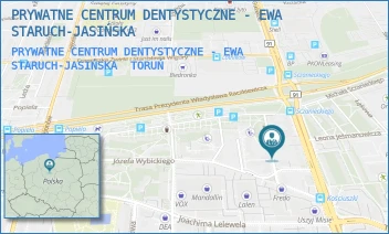 PRYWATNE CENTRUM DENTYSTYCZNE - EWA STARUCH-JASIŃSKA - PRYWATNE CENTRUM DENTYSTYCZNE - EWA STARUCH-JASIŃSKA - ŻELAZNA 8/-,  TORUŃ