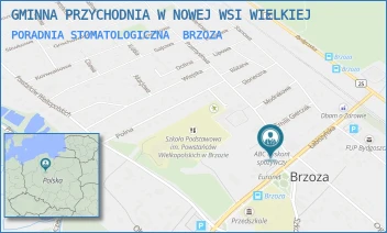 PORADNIA STOMATOLOGICZNA - GMINNA PRZYCHODNIA W NOWEJ WSI WIELKIEJ - PRZEMYSŁOWA 1B,  BRZOZA