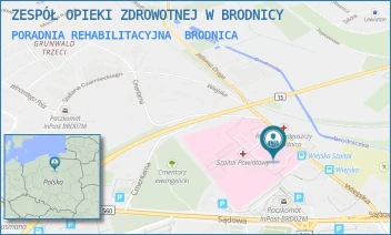 PORADNIA REHABILITACYJNA - ZESPÓŁ OPIEKI ZDROWOTNEJ W BRODNICY - WIEJSKA 9,  BRODNICA