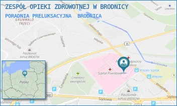 PORADNIA PRELUKSACYJNA - ZESPÓŁ OPIEKI ZDROWOTNEJ W BRODNICY - WIEJSKA 9,  BRODNICA
