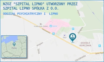 ODDZIAŁ PSYCHIATRYCZNY I - NZOZ "SZPITAL LIPNO" UTWORZONY PRZEZ SZPITAL LIPNO SPÓŁKA Z O.O. - NIESZAWSKA 6,  LIPNO