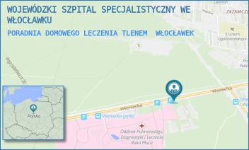 PORADNIA DOMOWEGO LECZENIA TLENEM - WOJEWÓDZKI SZPITAL SPECJALISTYCZNY WE WŁOCŁAWKU - WIENIECKA 49,  WŁOCŁAWEK