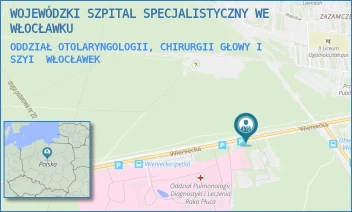 ODDZIAŁ OTOLARYNGOLOGII, CHIRURGII GŁOWY I SZYI - WOJEWÓDZKI SZPITAL SPECJALISTYCZNY WE WŁOCŁAWKU - WIENIECKA 49,  WŁOCŁAWEK