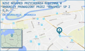 CM-NEUROLOGIA - NZOZ NOVAMED PRZYCHODNIA RODZINNA W BRODNICY PROWADZONY PRZEZ "NOVAMED" SP Z O.O. - WYSPIAŃSKIEGO 2A,  BRODNICA
