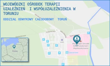 ODDZIAŁ ODWYKOWY CAŁODOBOWY - WOJEWÓDZKI OŚRODEK TERAPII UZALEŻNIEŃ  I WSPÓŁUZALEŻNIENIA W TORUNIU - WŁOCŁAWSKA 233,  TORUŃ