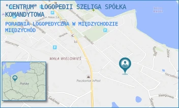 PORADNIA LOGOPEDYCZNA W MIĘDZYCHODZIE - "CENTRUM" LOGOPEDII SZELIGA SPÓŁKA KOMANDYTOWA - STRZELECKA 16,  MIĘDZYCHÓD