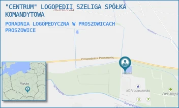 PORADNIA LOGOPEDYCZNA W PROSZOWICACH - "CENTRUM" LOGOPEDII SZELIGA SPÓŁKA KOMANDYTOWA - UL. PARKOWA 10,  PROSZOWICE