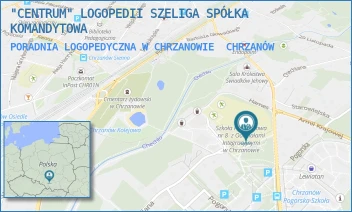 PORADNIA LOGOPEDYCZNA W CHRZANOWIE - "CENTRUM" LOGOPEDII SZELIGA SPÓŁKA KOMANDYTOWA - UL. POGORSKA 8C,  CHRZANÓW