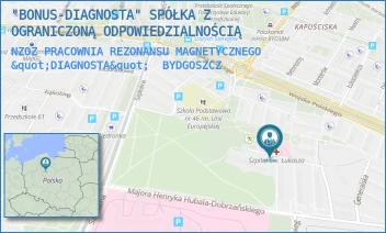NZOZ PRACOWNIA REZONANSU MAGNETYCZNEGO "DIAGNOSTA" - "BONUS-DIAGNOSTA" SPÓŁKA Z OGRANICZONĄ ODPOWIEDZIALNOŚCIĄ - BBON 10A,  BYDGOSZCZ