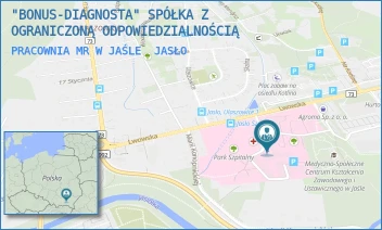 PRACOWNIA MR W JAŚLE - "BONUS-DIAGNOSTA" SPÓŁKA Z OGRANICZONĄ ODPOWIEDZIALNOŚCIĄ - UL. LWOWSKA 22,  JASŁO