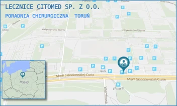PORADNIA CHIRURGICZNA - LECZNICE CITOMED SP. Z O.O. - M. SKŁODOWSKIEJ - CURIE 73,  TORUŃ